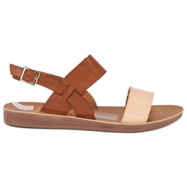 Sandálias casuais marrom