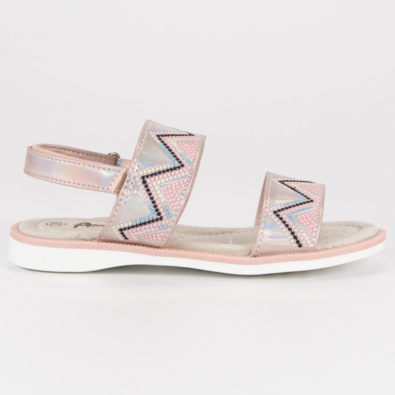 American Club Sandálias Americanas rosa