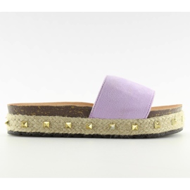 Alpercatas violeta LS51 L.Chinelos PURPLE roxo