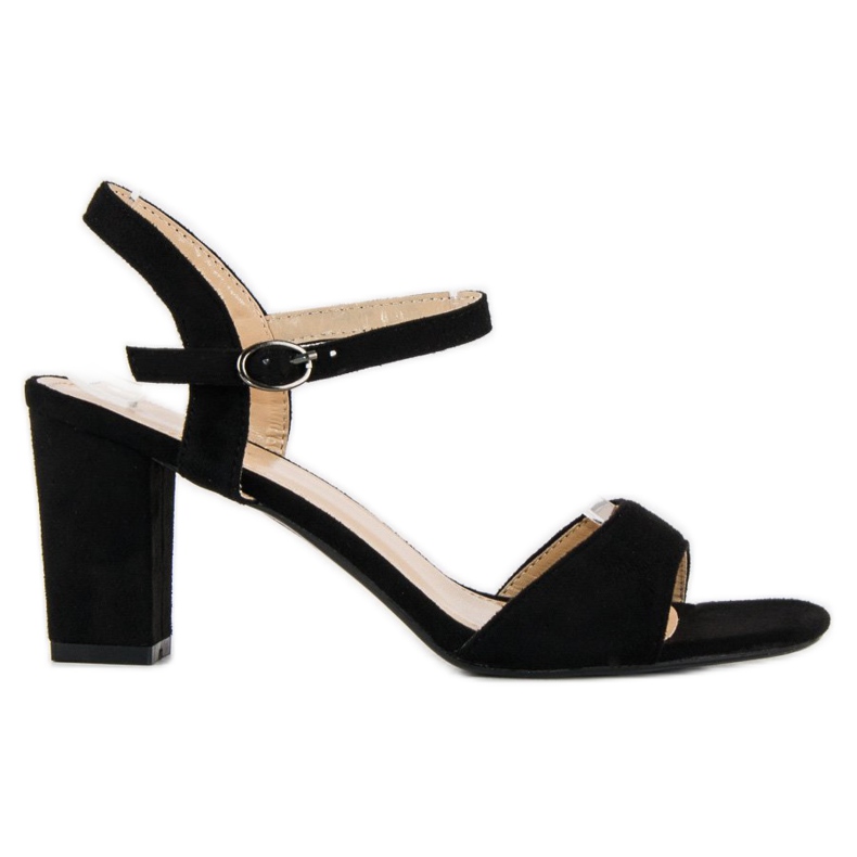 Lovit Sandálias pretas de salto alto preto