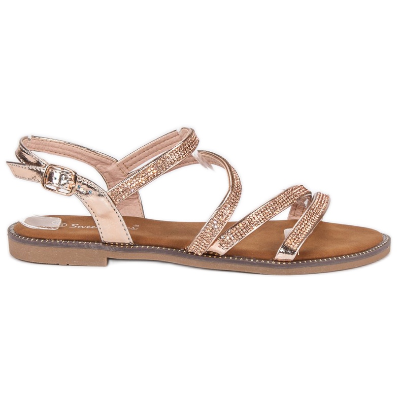 Sweet Shoes Sandálias rosa femininas