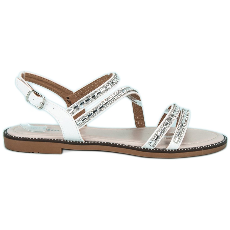 Nio Nio Sandálias rasas estilosas branco