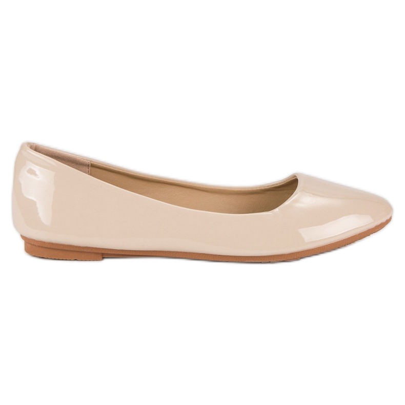 Diamantique Bailarinas lacadas castanho