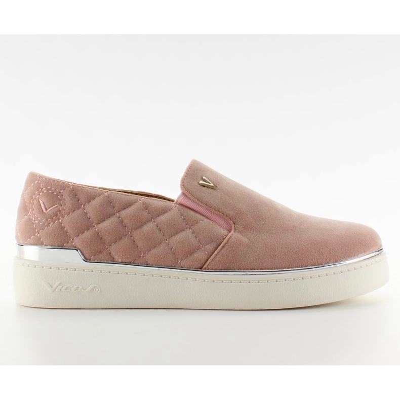 Tênis de camurça slip-on 7103 Pink rosa