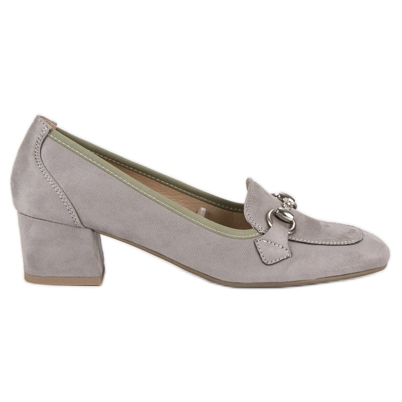 Sapatos de camurça cinza vinceza