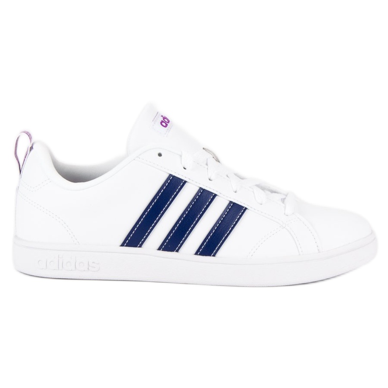 Adidas vs vantagem em BB9620 branco azul marinho