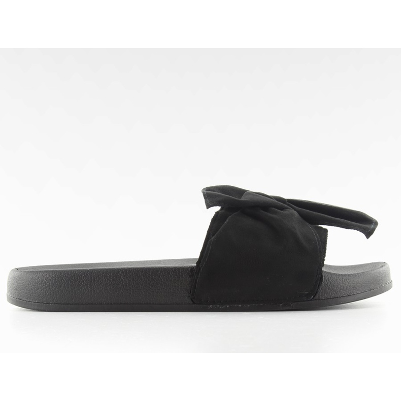 Flip-flops com um cinto de camurça ts168-9 preto