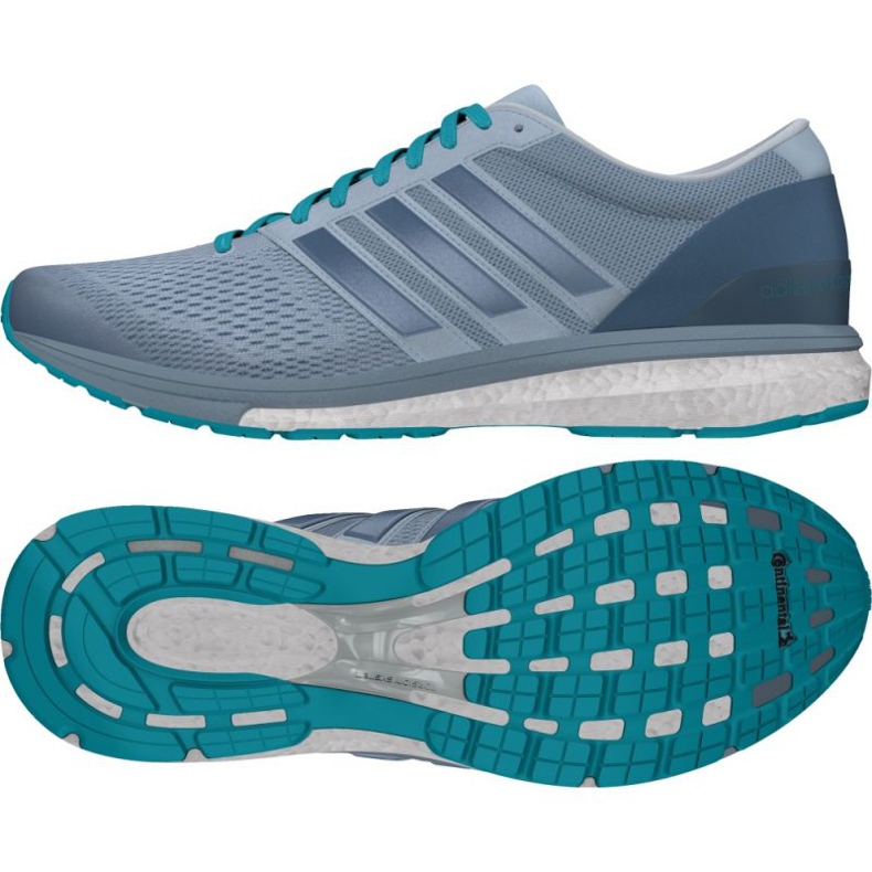 Tênis de corrida adidas Adizero Boston 6 W azul