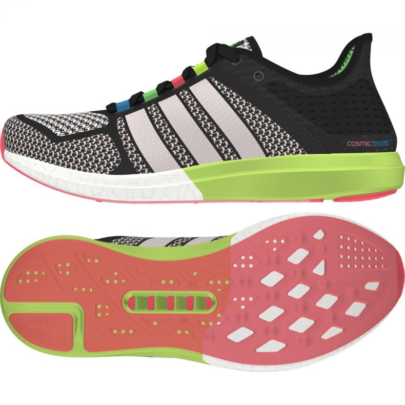 Tênis de corrida adidas Cc Cosmic Boost W B34374 preto multicolorido