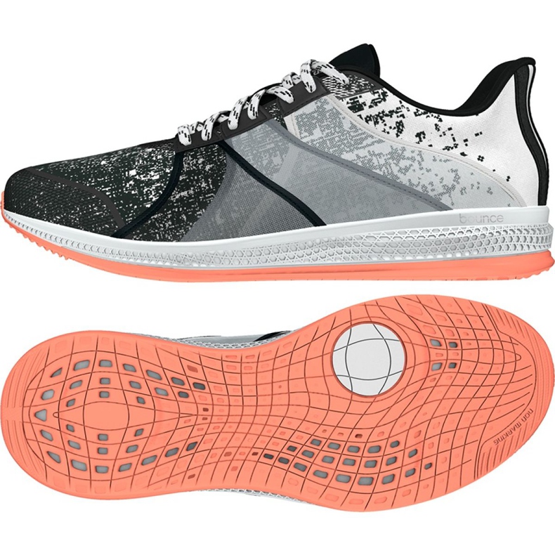 Tênis Adidas Gymbreaker Bounce W BB3985 branco preto cinza