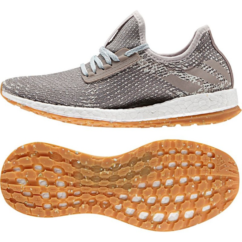 Tênis de corrida adidas PureBoost X Atr W cinza
