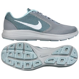 Tênis de corrida Nike Revolution 3 W 819303-023 cinza
