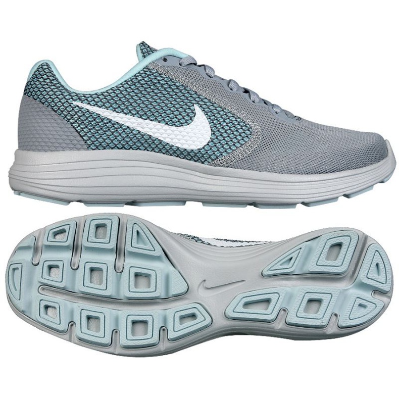 Tênis de corrida Nike Revolution 3 W 819303-023 cinza
