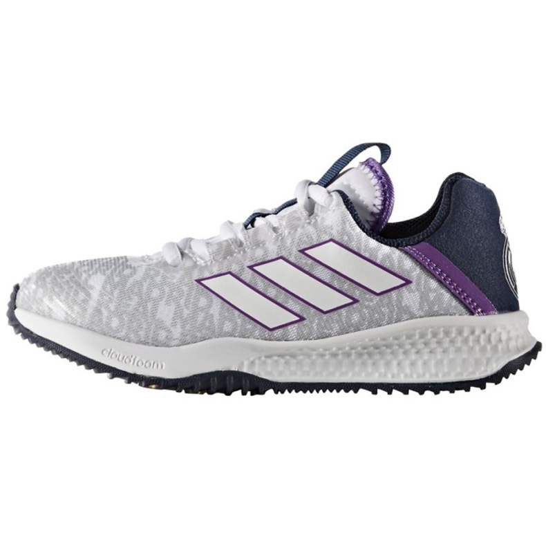 Tênis Adidas Rapida Turf Real Madrid Fc Jr BA9699 branco branco