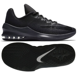 Tênis de basquete Nike Air Max Infuriate Low M 852457-001 preto preto
