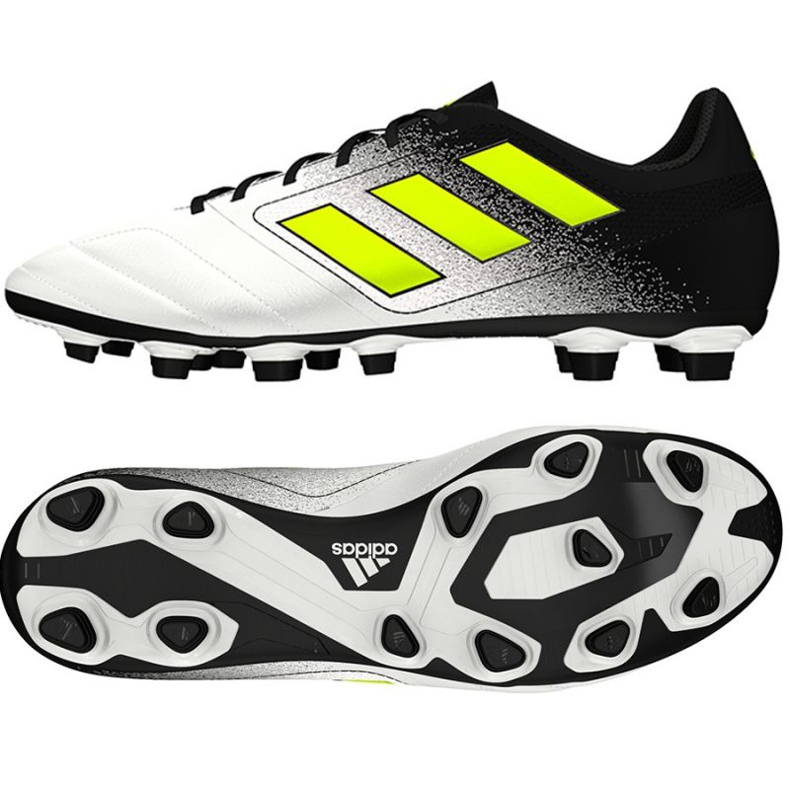 As chuteiras Adidas Ace 17.4 FxG M branco