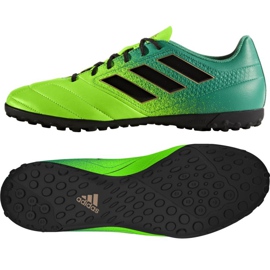 As chuteiras adidas Ace 17.4 Tf M verde