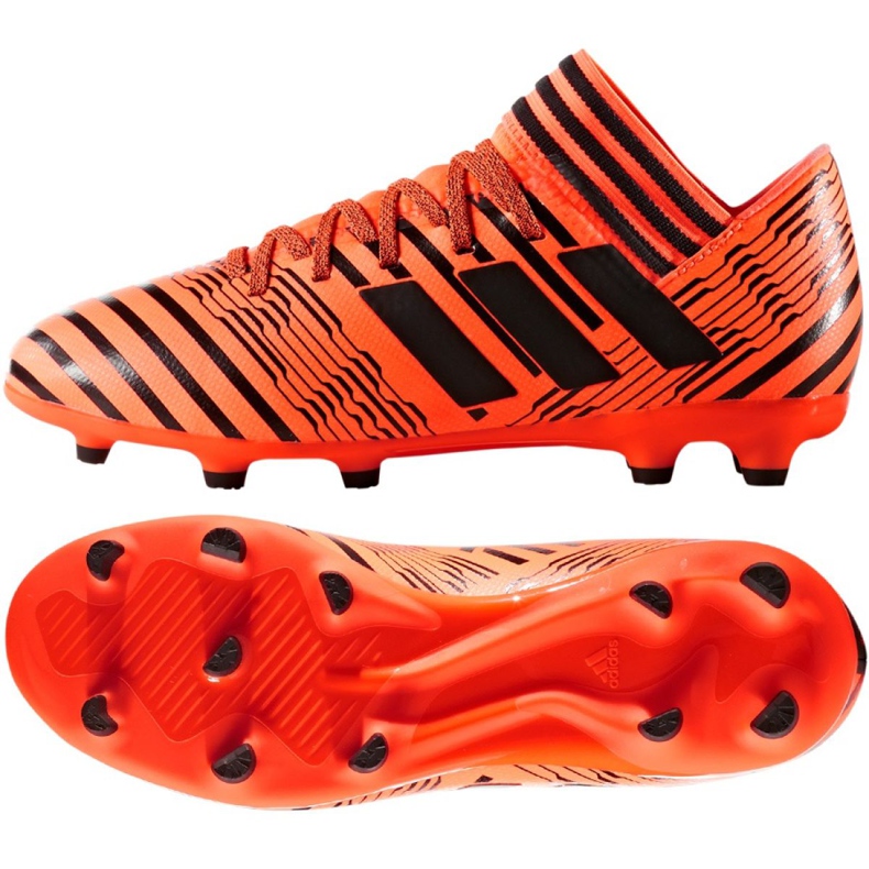 Chuteiras Adidas Nemeziz 17.3 Fg Jr S82428 laranja laranja
