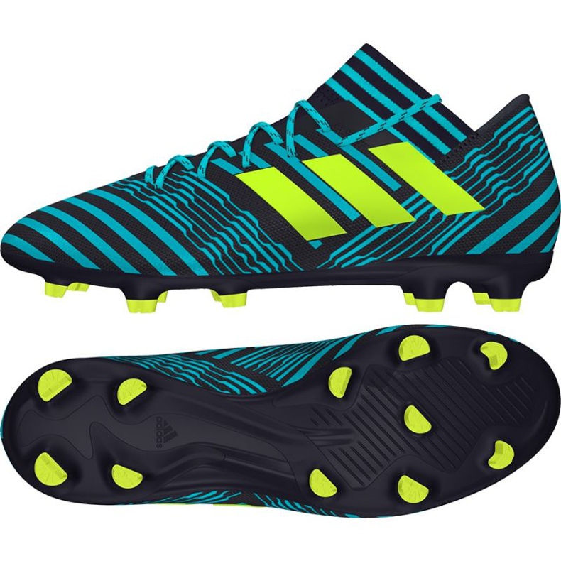 As chuteiras adidas Nemeziz 17.3 Fg M azul marinho