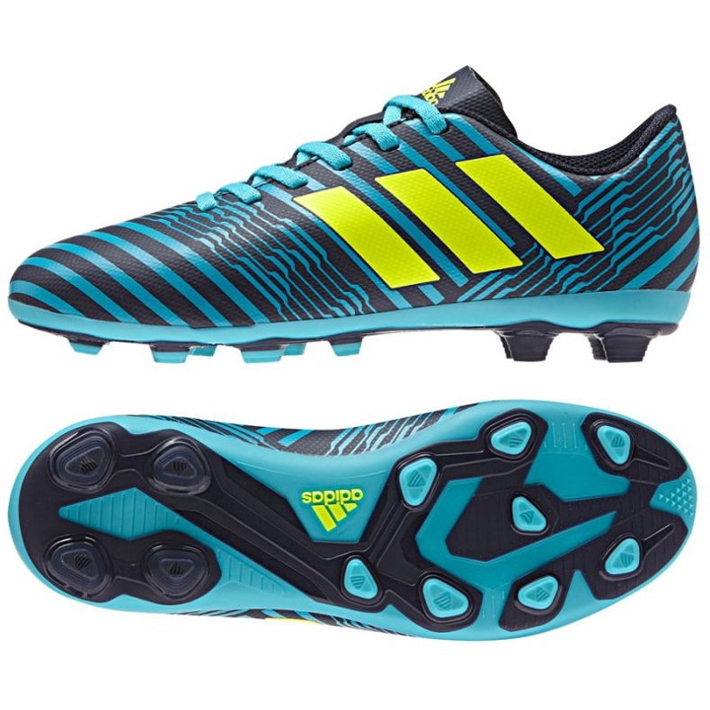 Chuteira Adidas Nemeziz 17.4 azul