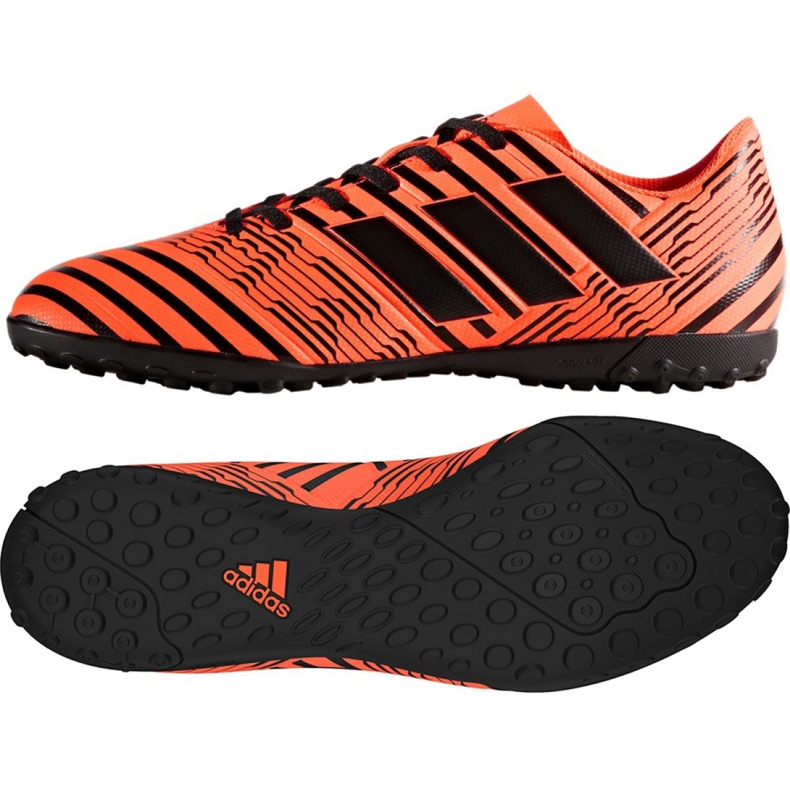 Chuteira Adidas Nemeziz 17.4 Tf M S76979 laranja laranja
