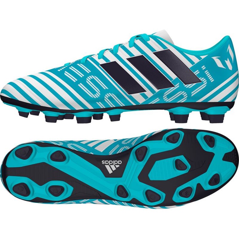 Chuteira Adidas Nemeziz Messi 17.4 azul