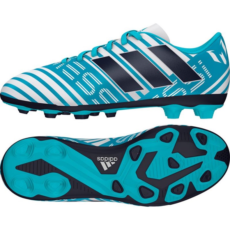 Chuteira Adidas Nemeziz Messi 17.4 azul