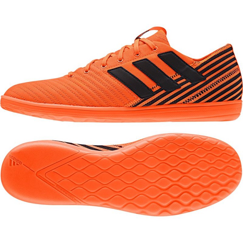 Tênis indoor adidas Nemeziz Tango 17.4 laranja