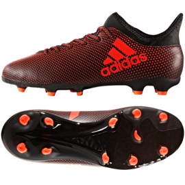 Chuteira Adidas X 17.3 Fg Jr S82368 multicolorido vermelho