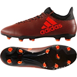 Chuteiras Adidas X 17.3 Fg M S82365 multicolorido laranja