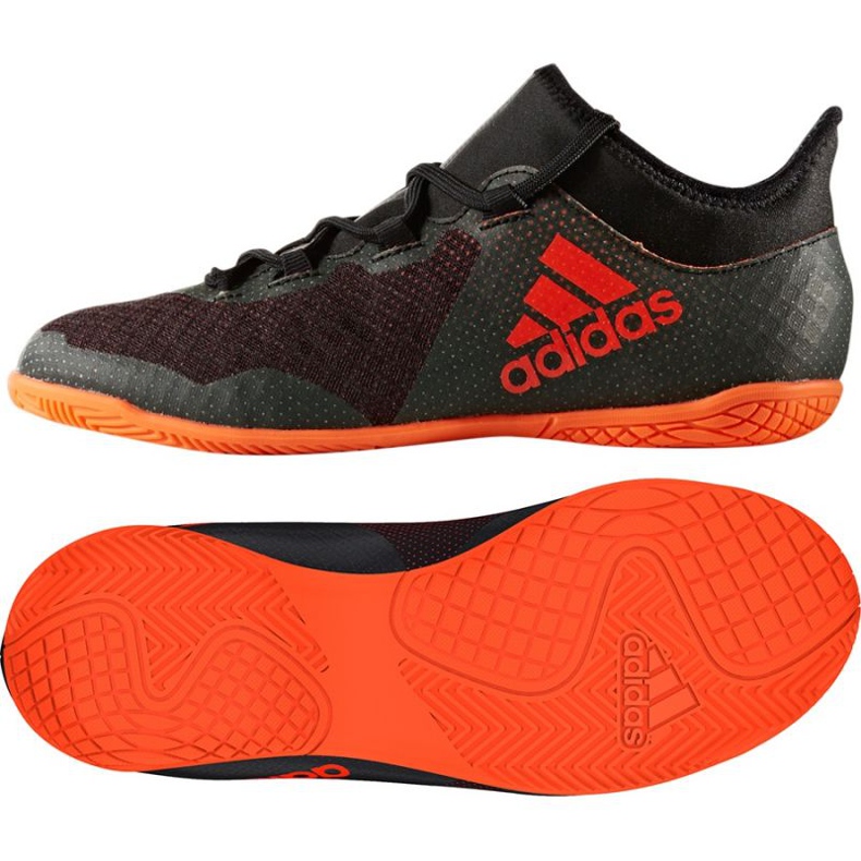 Chuteira Adidas X Tango 17.3 In Jr CG3724 multicolorido preto