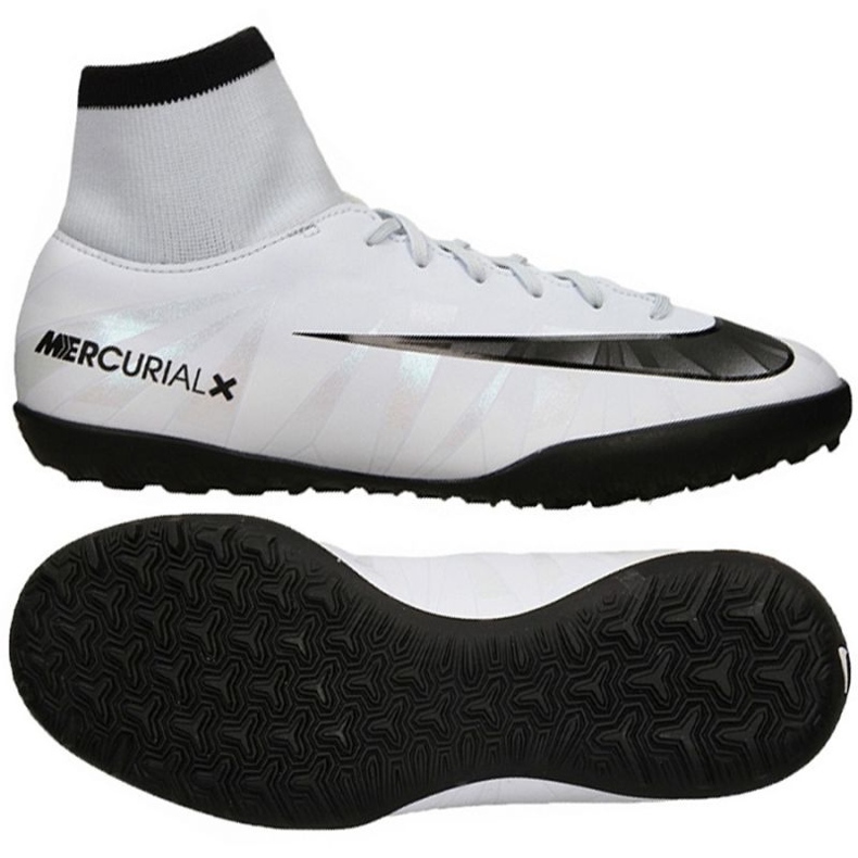 Chuteira Nike MercurialX Victory Vi preto branco branco