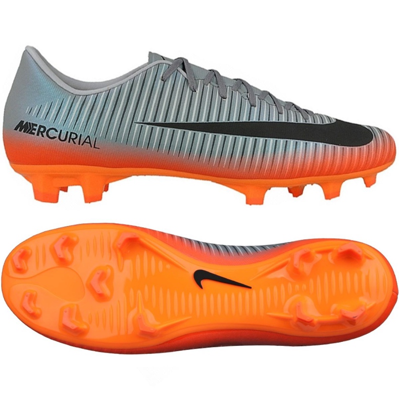 Chuteiras de futebol Nike Mercurial Victory Vi CR7 Fg M 852528-001 multicolorido cinza