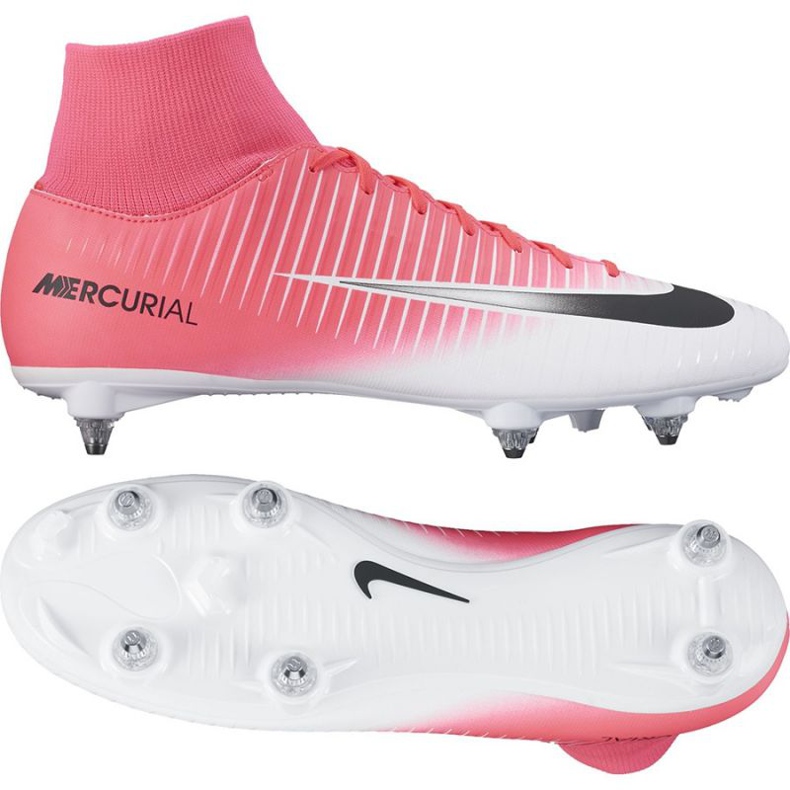 Chuteiras de futebol Nike Mercurial Victory VI DF SG M 903610-601 rosa
