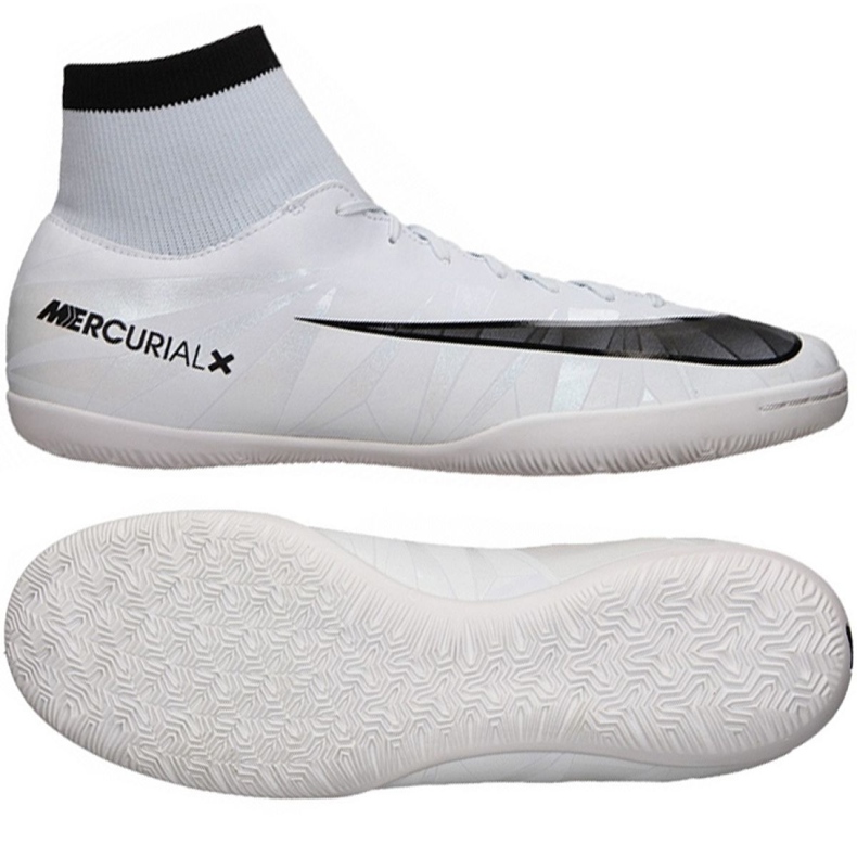 Tênis indoor Nike MercurialX Victory CR7 Df Ic M 903611-401 branco