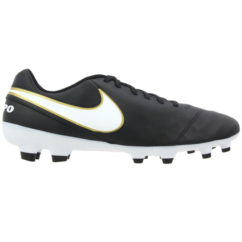 Chuteira Nike Tiempo Genio II Couro Fg M 819213-010 preto preto