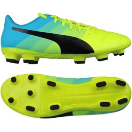 As chuteiras Puma evoPOWER 4.3 Fg multicolorido