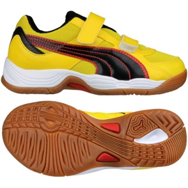 Sapatos de interior Puma Vellum III V Jr 102662 04 amarelo Sapatos de interior Puma Vellum III V Jr 102662 04 amarelo
