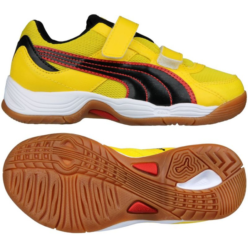 Sapatos de interior Puma Vellum III V Jr 102662 04 amarelo