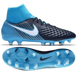 Chuteiras de futebol Nike Magista Onda Ii Df Fg M 917787-414 multicolorido azul