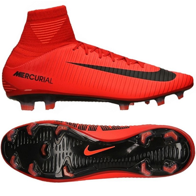 Chuteiras de futebol Nike Mercurial Veloce Iii vermelho