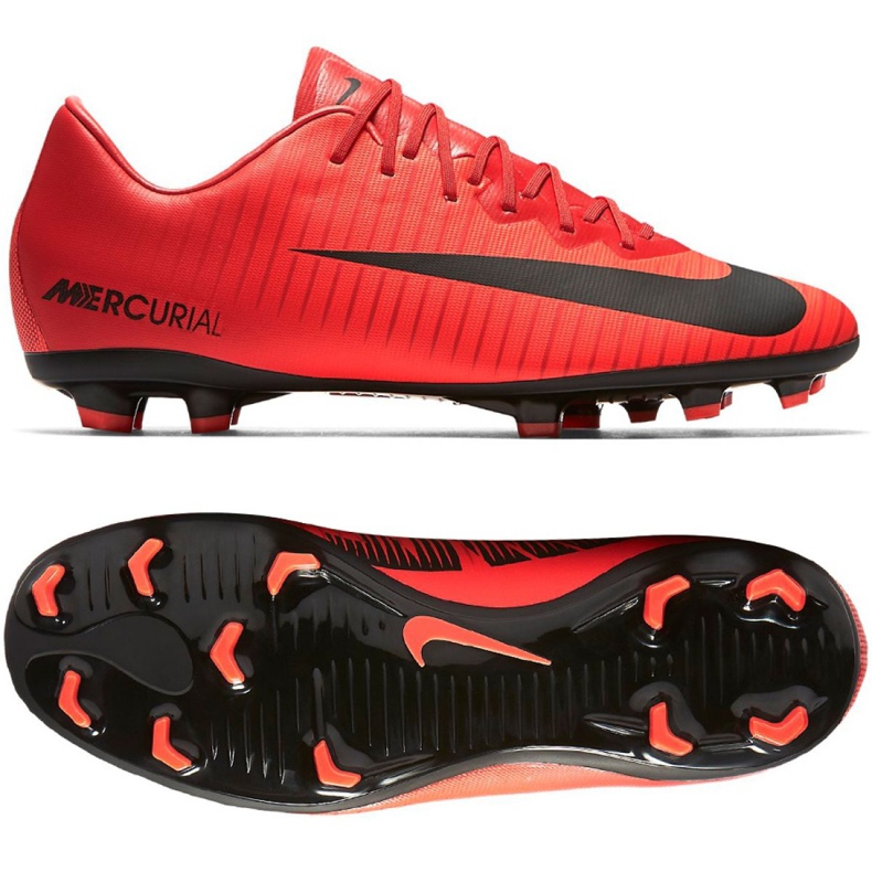 Chuteiras Nike Mercurial Vapor Xi Fg Jr 903594-616 multicolorido vermelho