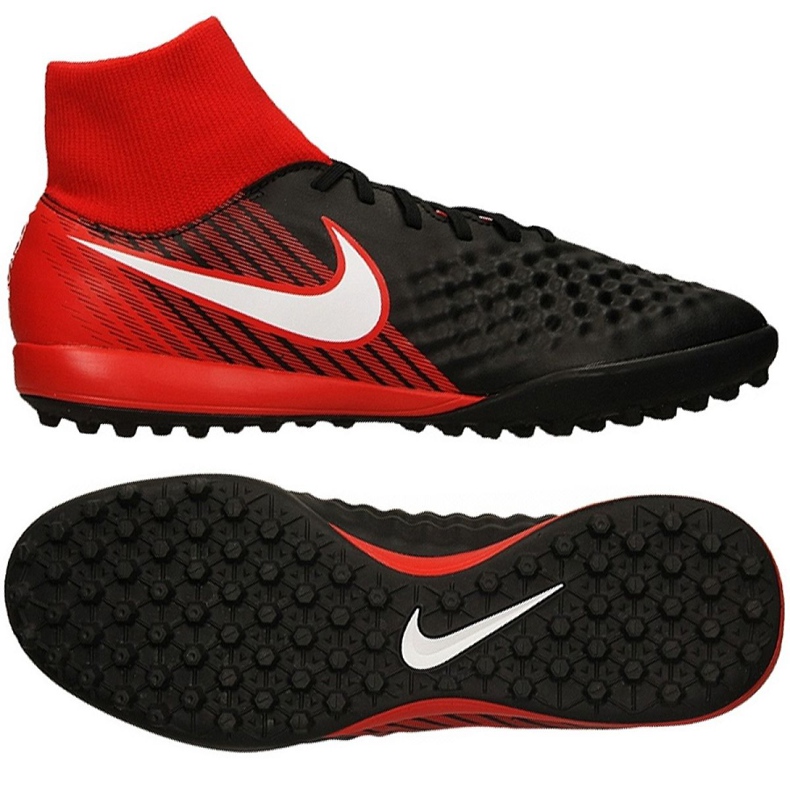 Chuteira de futebol Nike Magistax Onda Ii Df Tf M 917796-061 multicolorido preto