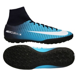 Chuteiras de futebol Nike MercurialX Victory VI DF TF M 903614-404 azul Chuteiras de futebol Nike MercurialX Victory VI DF TF M 903614-404 azul