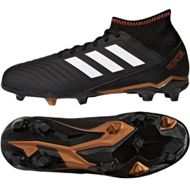Chuteira Adidas Predator 18.3 FG Jr CP9010 preto