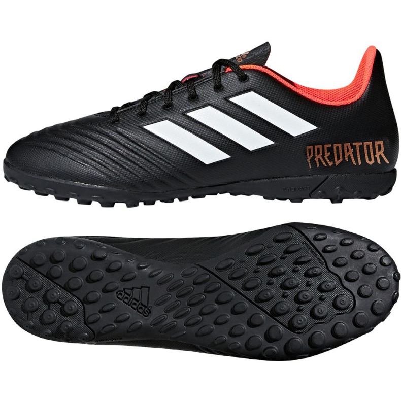 Chuteira Adidas Predator Tango 18.4 Tf CP9272 preto preto