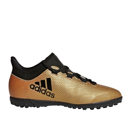 Chuteira Adidas X Tango 17.3 Tf Jr CP9024 dourado dourado