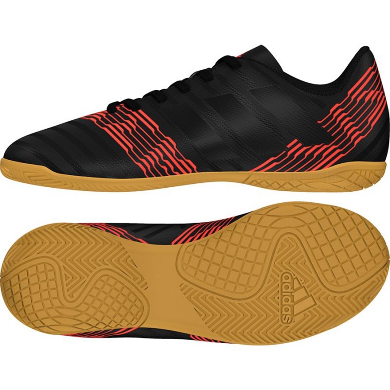 Tênis indoor adidas Nemeziz Tango 17.4 In Jr CP9221 preto