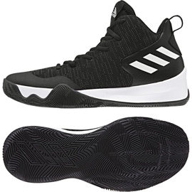 Tênis de basquete adidas Explosive Flash preto
