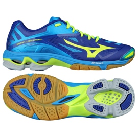 Tênis de vôlei Mizuno Wave Lightening Z2 M V1GA160043 multicolorido azul